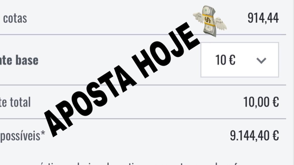 APOSTAS ARMADAS 🍀💰