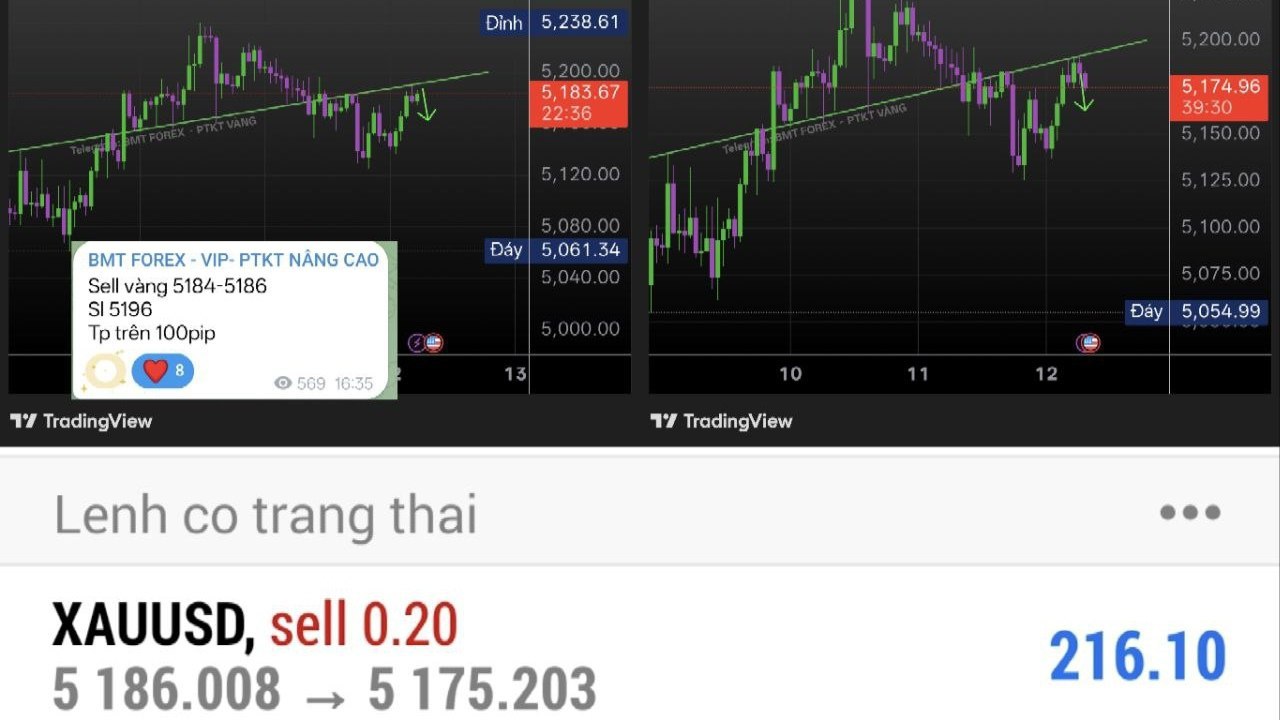 BMT FOREX - PTKT VÀNG