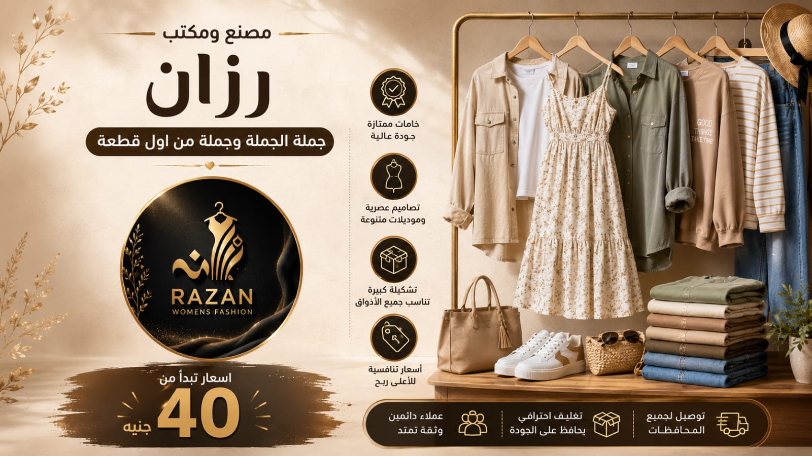 مكتب ومصنع رزان كاجوال حريمي