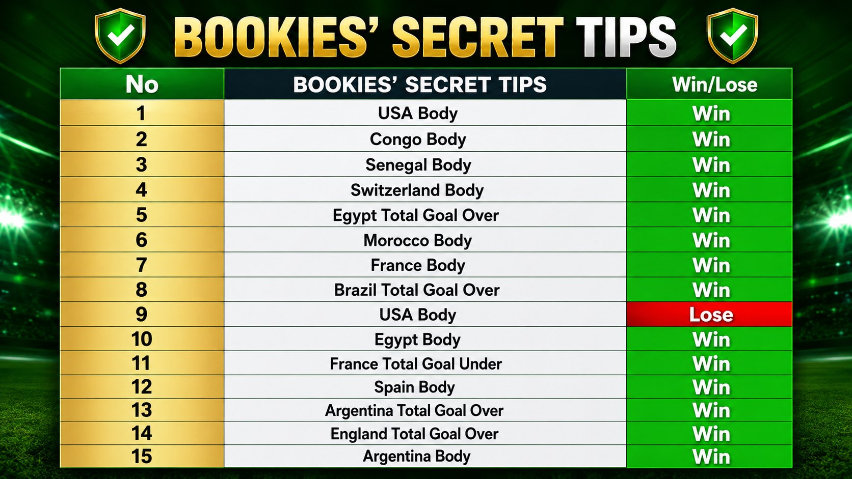 Bookie's Secret