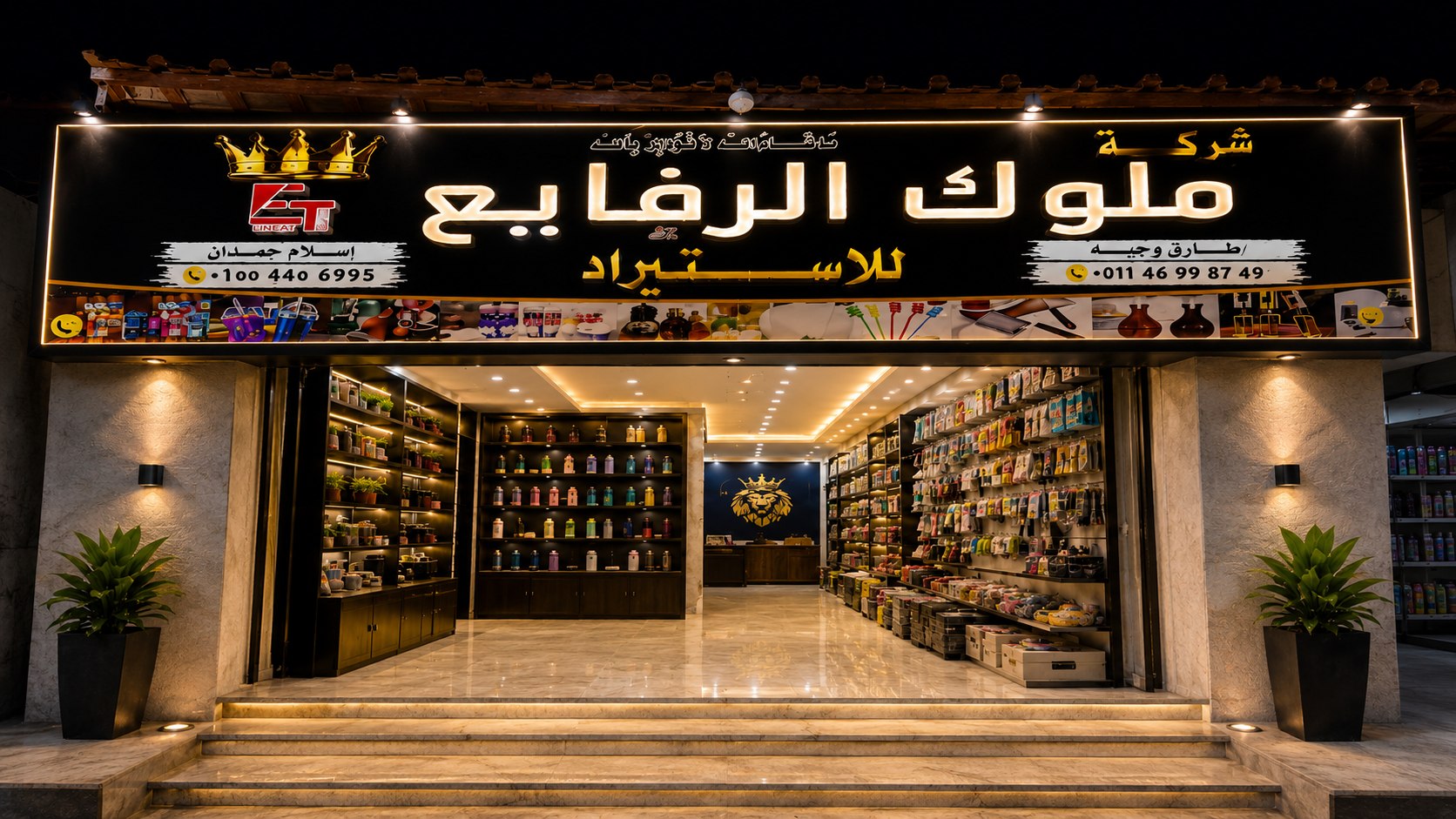 شرڪة ملوك الرفايع للادوات المنزليه
